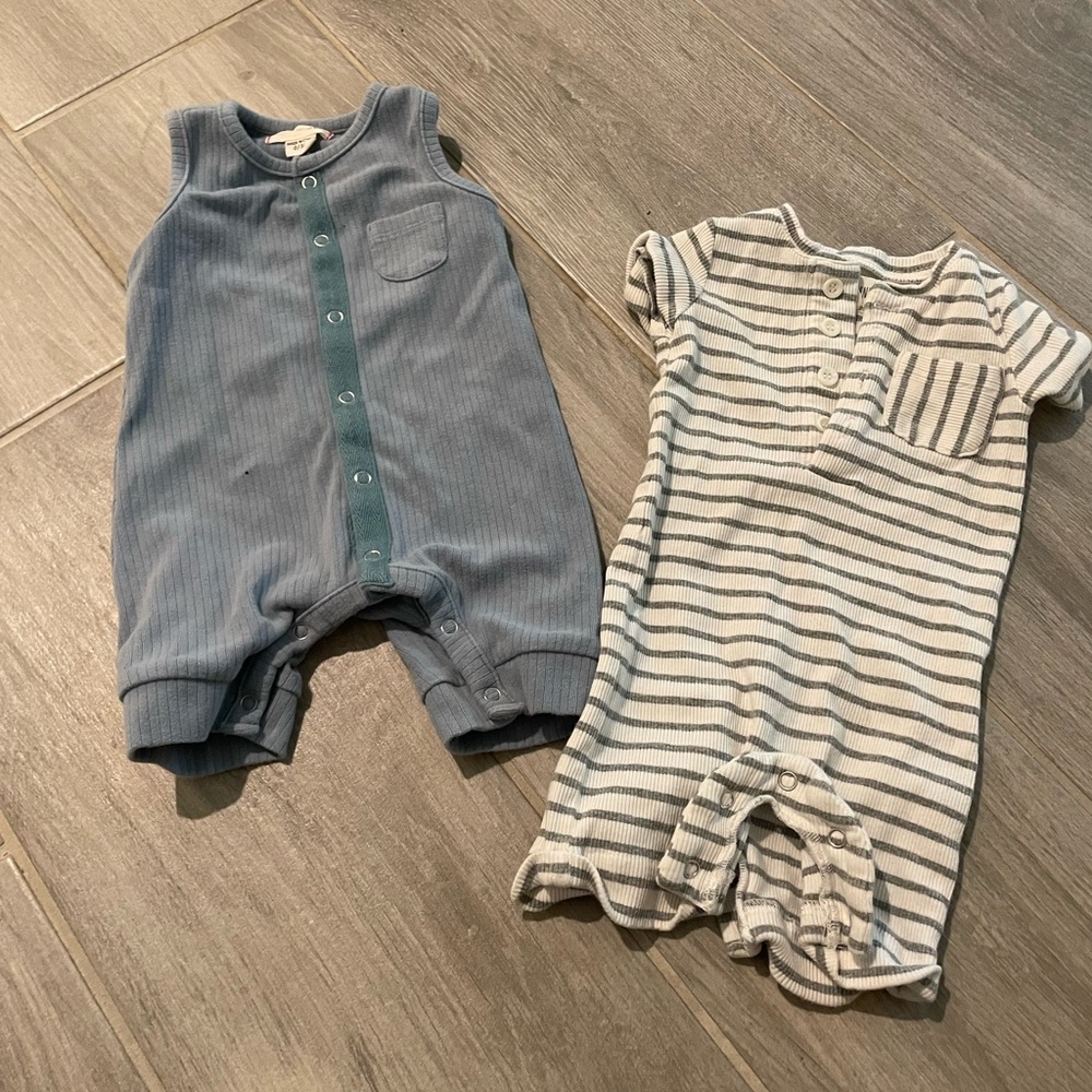 Me & Henry Romper Outfits 0-3 Baby Boy